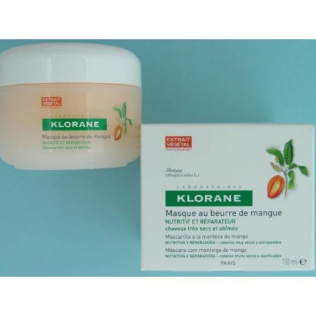 KLORANE MASCARILLA REPARA A LA MANTECA DE MANGO KLORANE 150 ML