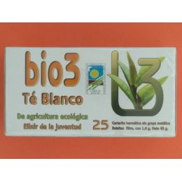 BIO3 TE BLANCO 2 G 25 FILTROS