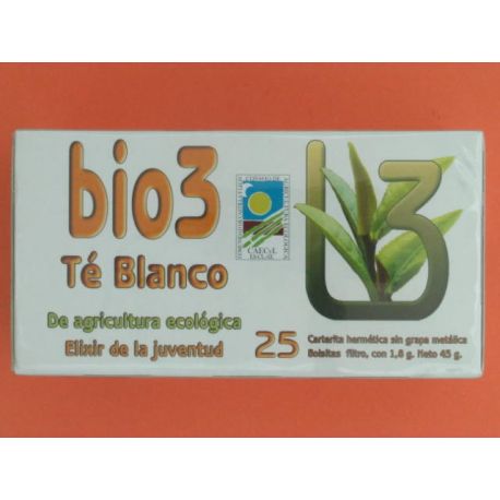 BIO3 TE BLANCO 2 G 25 FILTROS