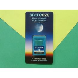 SNOREEZE LAMINAS ORALES 14 U