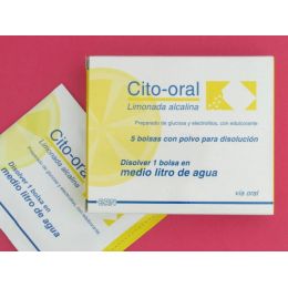 CITO-ORAL LIMONADA ALCALINA 15,28 G 5 BOLSAS