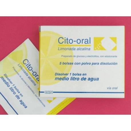 CITO-ORAL LIMONADA ALCALINA 15,28 G 5 BOLSAS