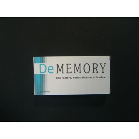 DE MEMORY 30 CAPSULAS