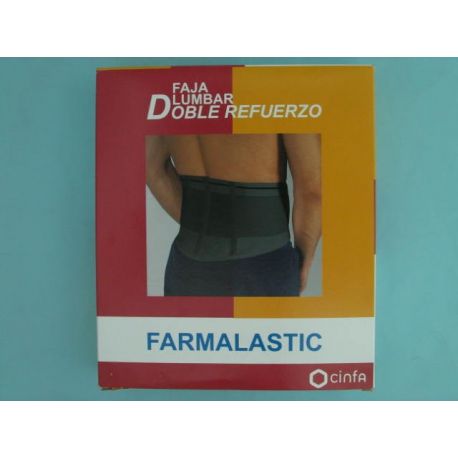 FAJA LUMBAR FARMALASTIC DOBLE REFUERZO T- 1