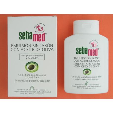 SEBAMED EMULSION SIN JABON CON ACEITE DE OLIVA 200 ML