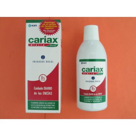 CARIAX DIARIO ENCIAS ENJUAGUE BUCAL 500 ML