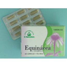 EQUINACEA CON VITAMINA C EL NATURALISTA 325 MG 60 CAPS