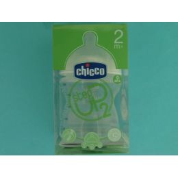 BIBERON PLASTICO PP T SILICONA CHICCO STEP UP 2 0% BISFENOL BOCA ANCHA FLUJO NORMAL 2 M+ 150 ML