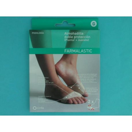 ALMOHADILLA METATARSAL FARMALASTIC DOBLE PROTECCION T - G