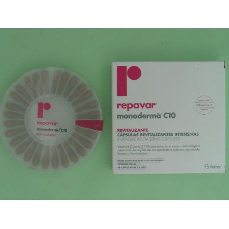 REPAVAR MONODERMA C10 REVITALIZANTE 28 CAPS