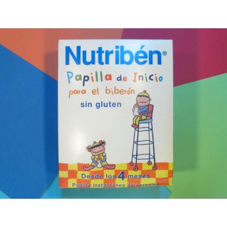 NUTRIBEN INICIO BIBERON PAPILLA SIN GLUTEN 600 G