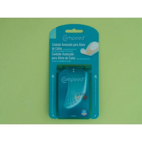 COMPEED CALLOS ACTIVOS HIDROCOLOIDE 6 APOSITOS MEDIANOS