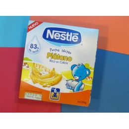 NESTLE POSTRE LACTEO PLATANO 100 G 4 U