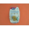 CHUPETE CAUCHO CHICCO PHYSIO COMPACT ANATOMICO 6-12M AZUL 2 U