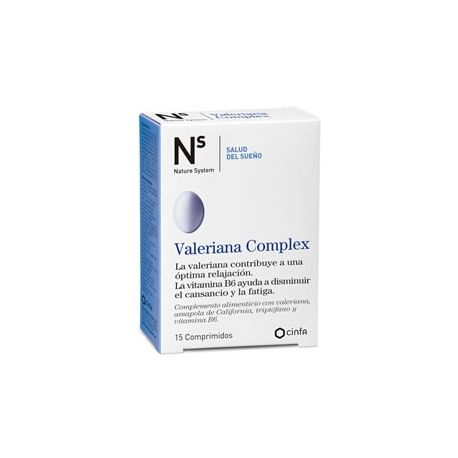 N+S VALERIANA COMPLEX 15 COMPRIMIDOS