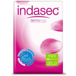 INDASEC MINI COMPRESA PERDIDAS LEVES 20 UNIDADES