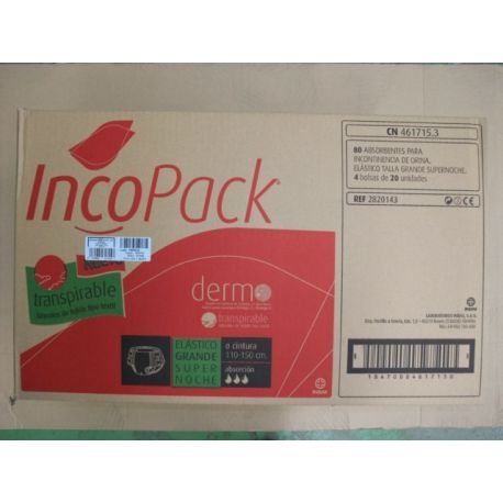 INCOPACK ELAST SUP-NOC ANAT ABSORB INC ORINA T- GDE 80 U