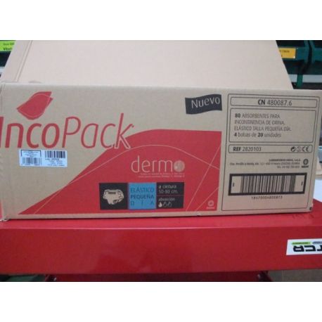 ABSORB INC ORINA DIA ANAT INCOPACK ELAST T- GDE 80 U