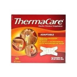 THERMACARE ADAPTABLE PARCHES TERMICOS 3 PARCHES