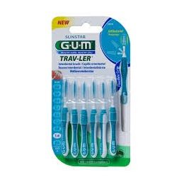 CEPILLO INTERDENTAL GUM 1614 TRAV-LER CONICO 1.6 MM 6 U