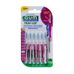 CEPILLO INTERDENTAL VIAJE GUM 1612 TRAV-LER CILINDRICO 1.4 MM 6 U