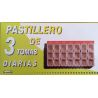 PASTILLERO SEMANAL SG - 3 ORGANIZADOR DE MEDICAMENTOS SEMANAL 3T DIARIA GDE