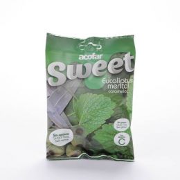 ACOFARSWEET CARAMELOS S/ AZUCAR EUCALIPTUS MENTOL 60 G