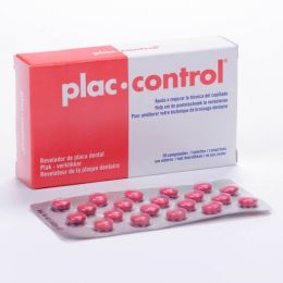 PLAC CONTROL COMPRIMIDOS REVELADOR PLACA DENTAL 20 COMP