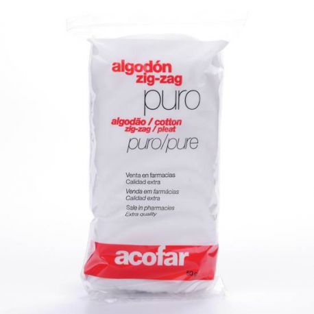 ALGODON ZIG-ZAG PURO ACOFARMA LINEA ROJA 50 G