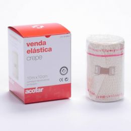 VENDA ELASTICA CREPE ACOFAR 10 M X 10 CM