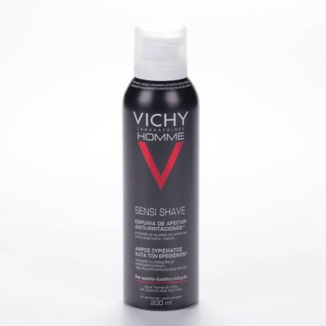 VICHY HOMME ESPUMA DE AFEITAR PIEL SENSIBLE 200 ML AEROSOL