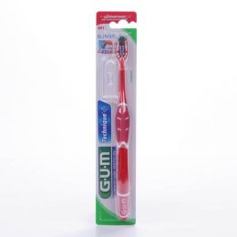 CEPILLO DENTAL ADULTO GUM 491 TECHNIQUE PLUS COMPACTO SUAVE