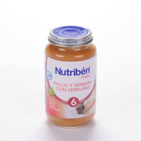 NUTRIBEN TERNERA CON VERDURA POTITO GRANDOTE 250 G