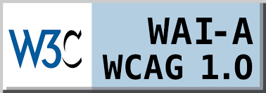 Icono de conformidad con el Nivel A, de las Directrices de Accesibilidad para el Contenido Web 1.0 del W3C-WAI
